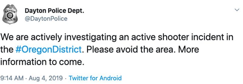 Polisen ber folk undvika området. Bildkälla: Twitter Polisen ber folk undvika området. Bildkälla: Twitter